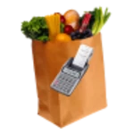 grocery store calculator android application logo